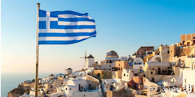 پرچم یونان درتور یوتوپین